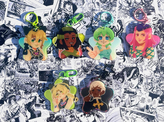 JJBA Stone Ocean Charms