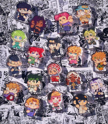 JJBA Acrylic Block Standee