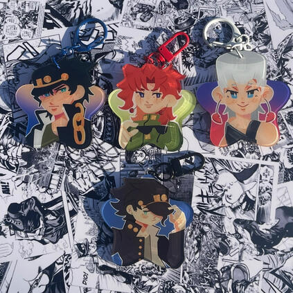 JJBA Stardust Crusaders Charms